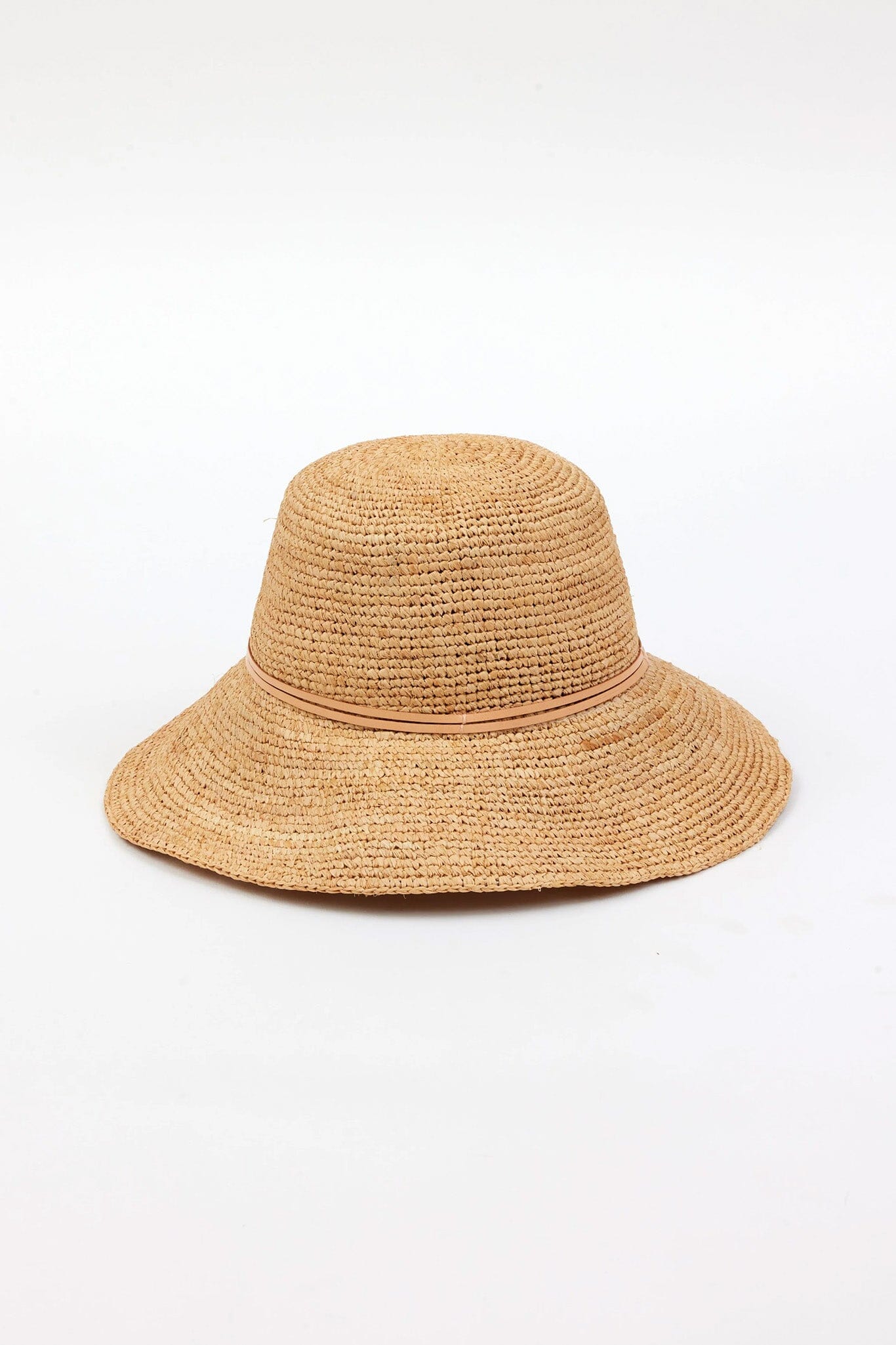 Beige Crochet Bucket Hat Fun & Simple Crochet Bucket Sun Hat | FREE Pattern + Video  main image 4