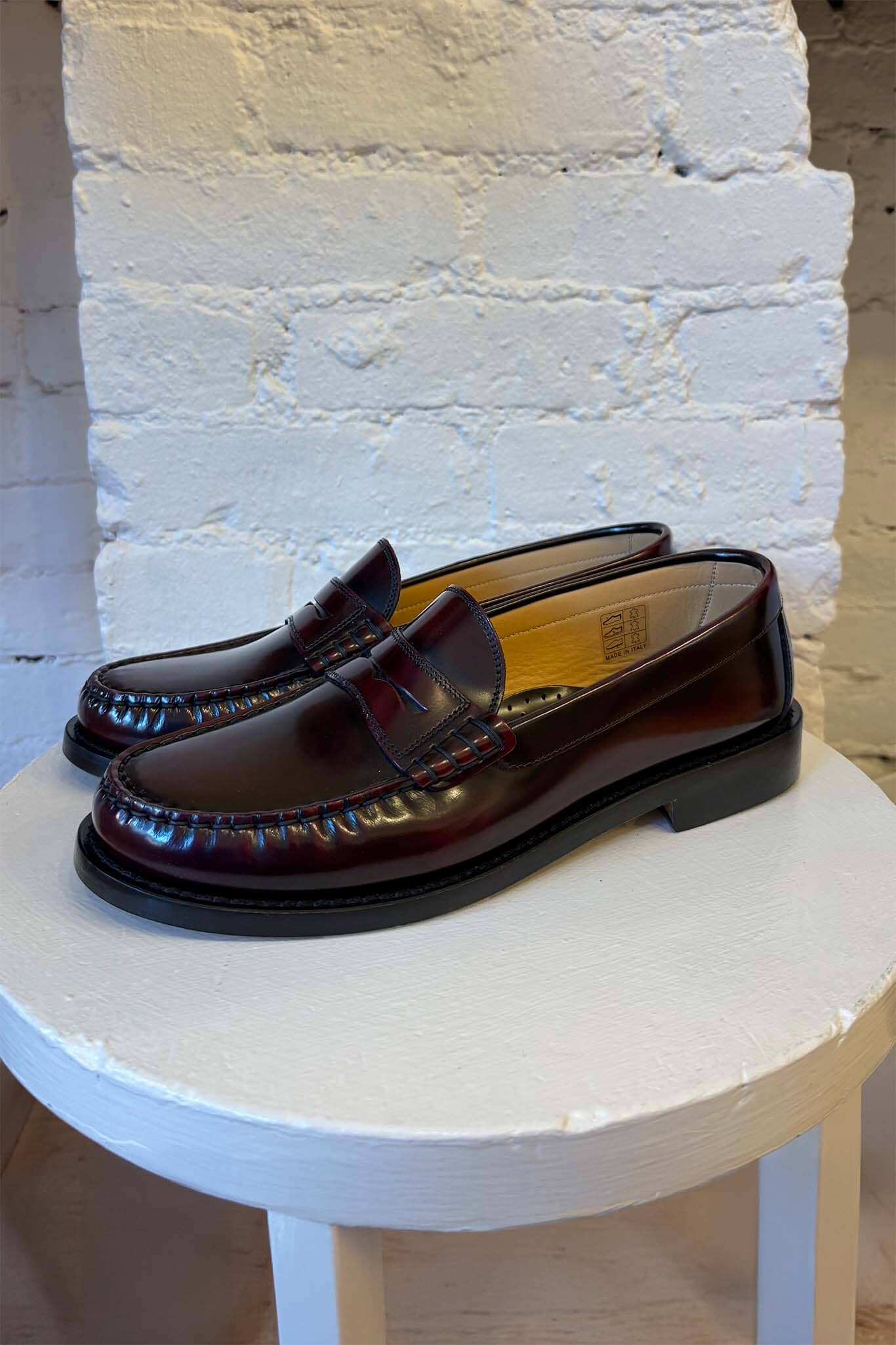 NEW SESA FOOTWEAR men\'s miami loafer in butter & chianti Miami Loafer-Ocean/Chianti - Wood & Rose main image 2