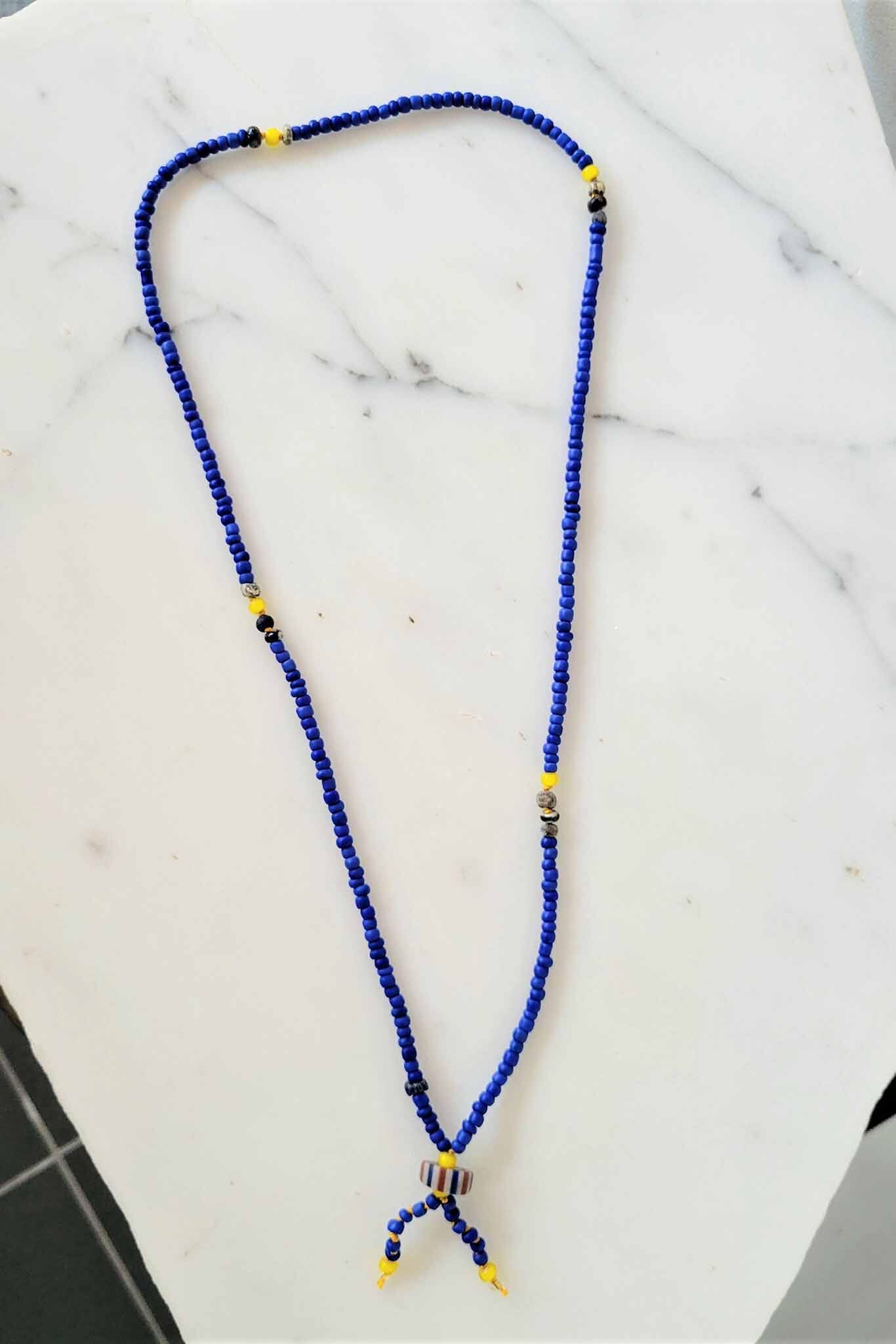 Cobamae - Dark Blue Travelers Necklace