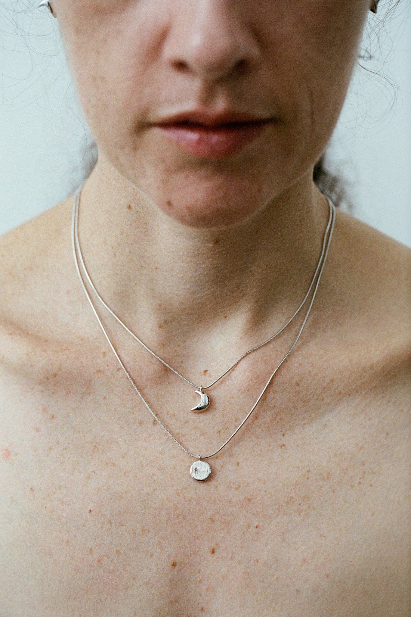 ABOAB Sun and Moon Necklace Silver –