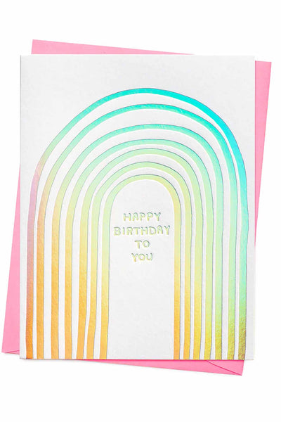 Ashkahn - Rainbow Birthday to You Card