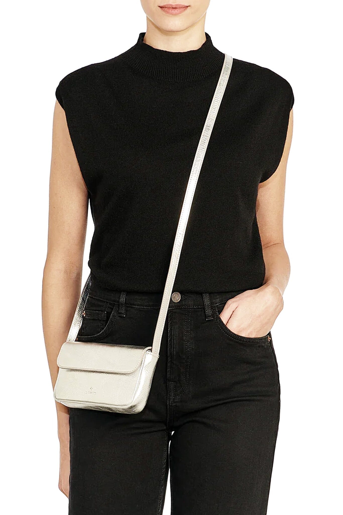 IL BISONTE leather shoulder bag hand bag cross body bag 25