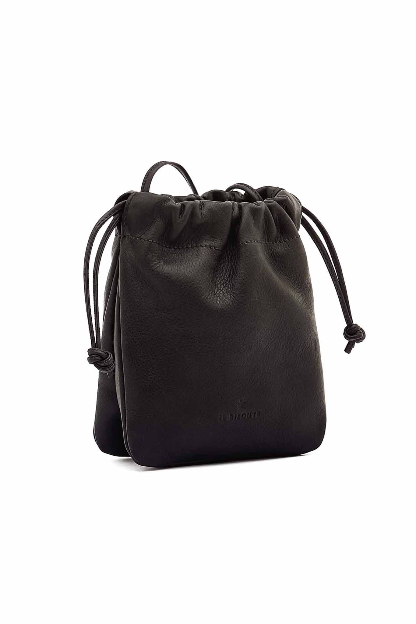 Il Bisonte Bellini Small Bucket Bag - Black