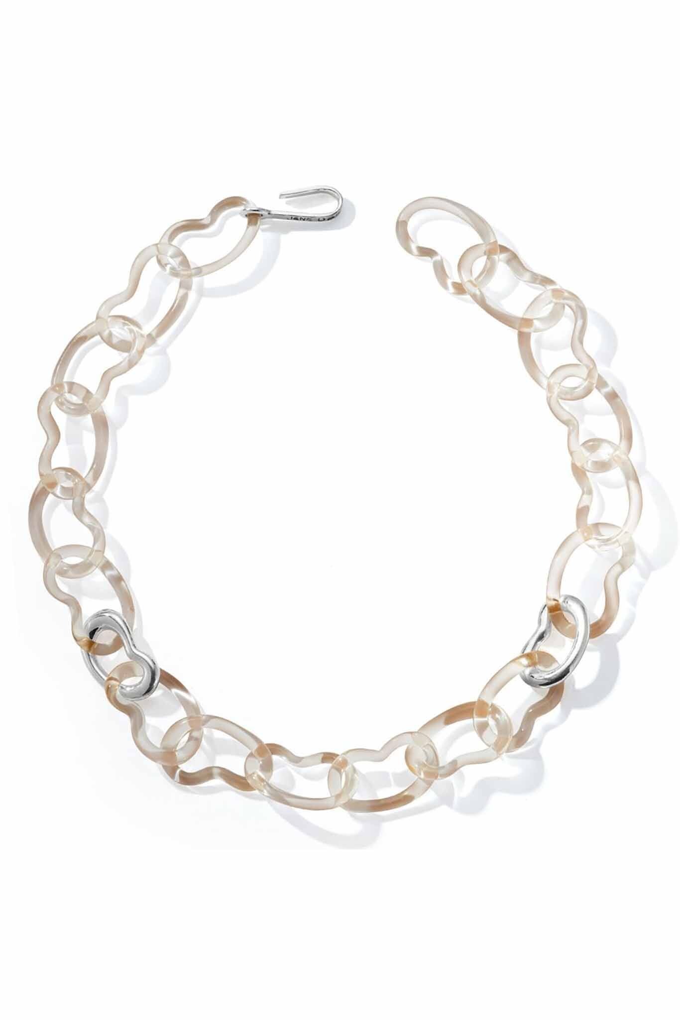 Jane D'Arensbourg Bean Necklace - Peach