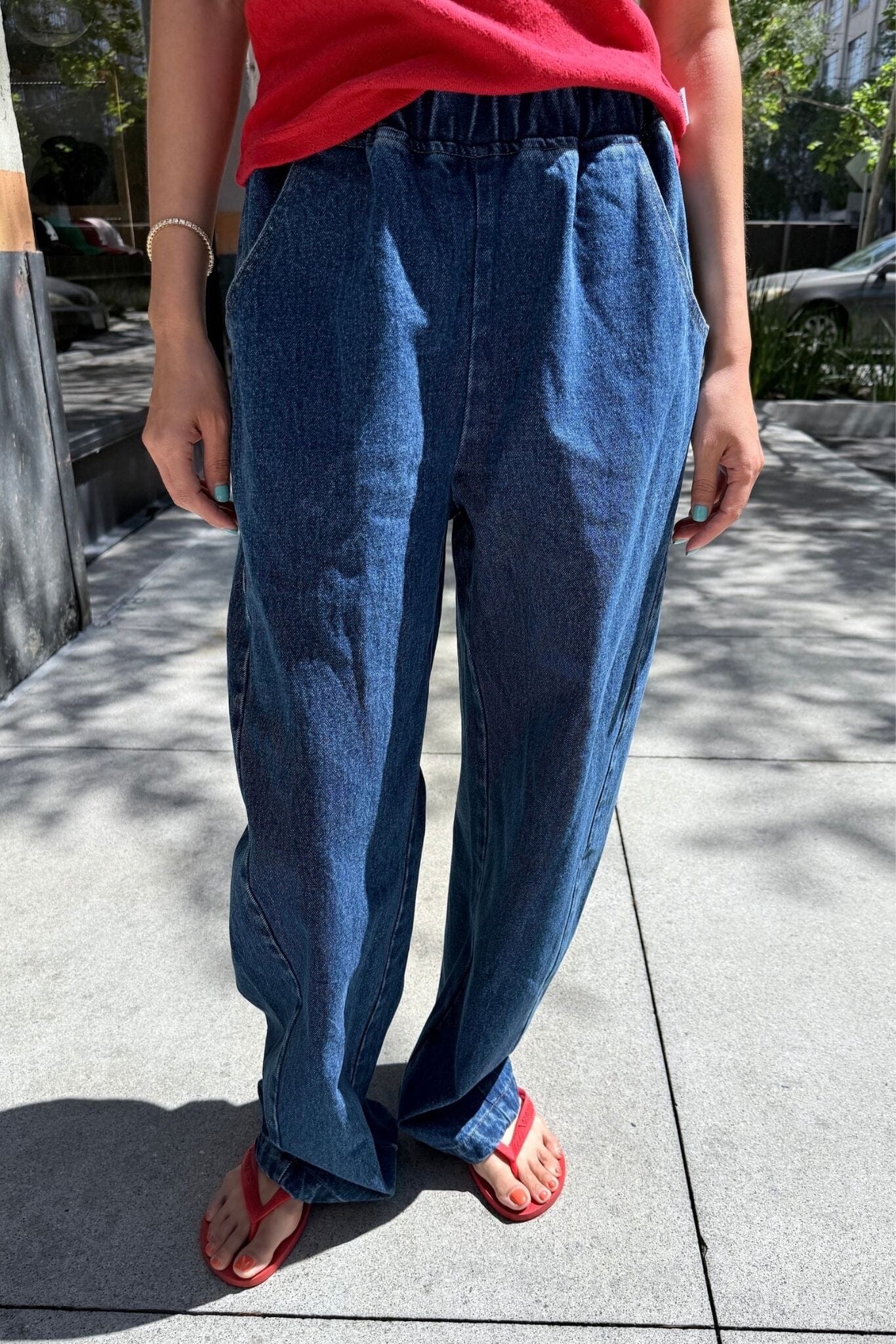 Le Bon Shoppe Long Arc Pants - Blue Denim – M.PATMOS