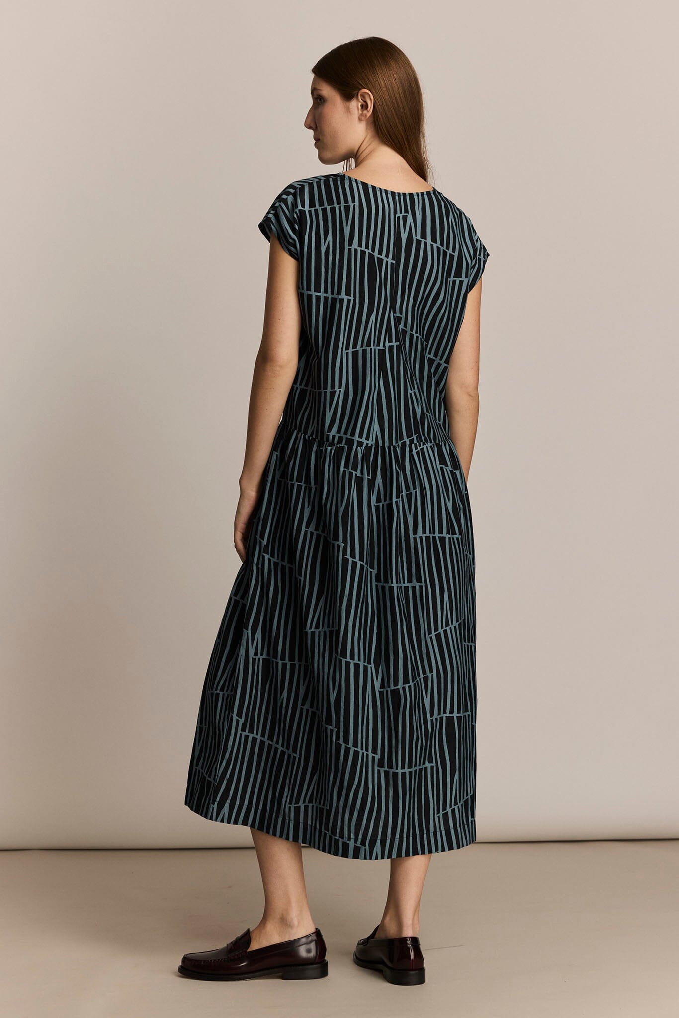 M.PATMOS Zoe Dress - Woodcut Black Citadel S M.PATMOS Zoe Dress - Woodcut Black Citadel S