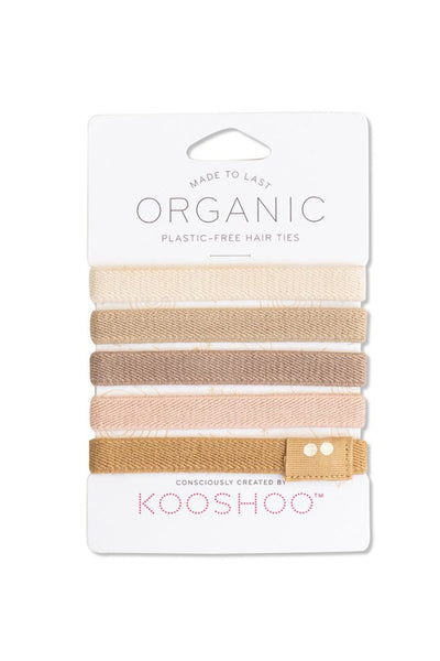 Kooshoo Organic Hair Ties - Blond