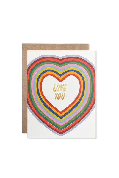 Hartland Love You Hearts Card