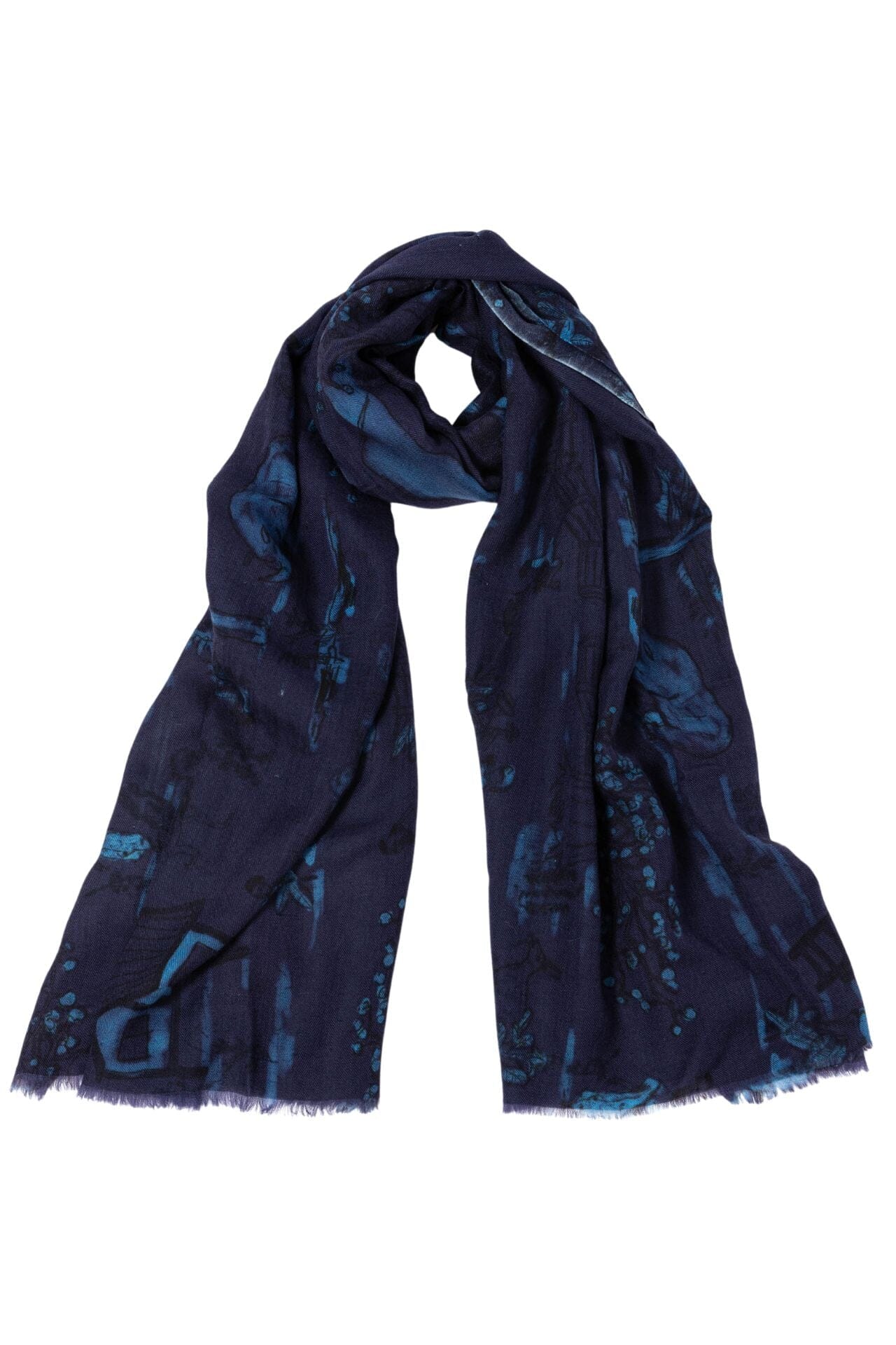 LALELA - Midnight Toile Scarf