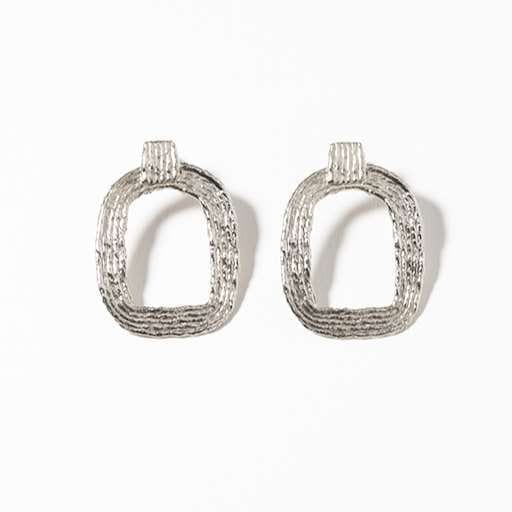 
                  
                    COG Earrings 925 Sterling Silver Eva Hoop Earrings
                  
                