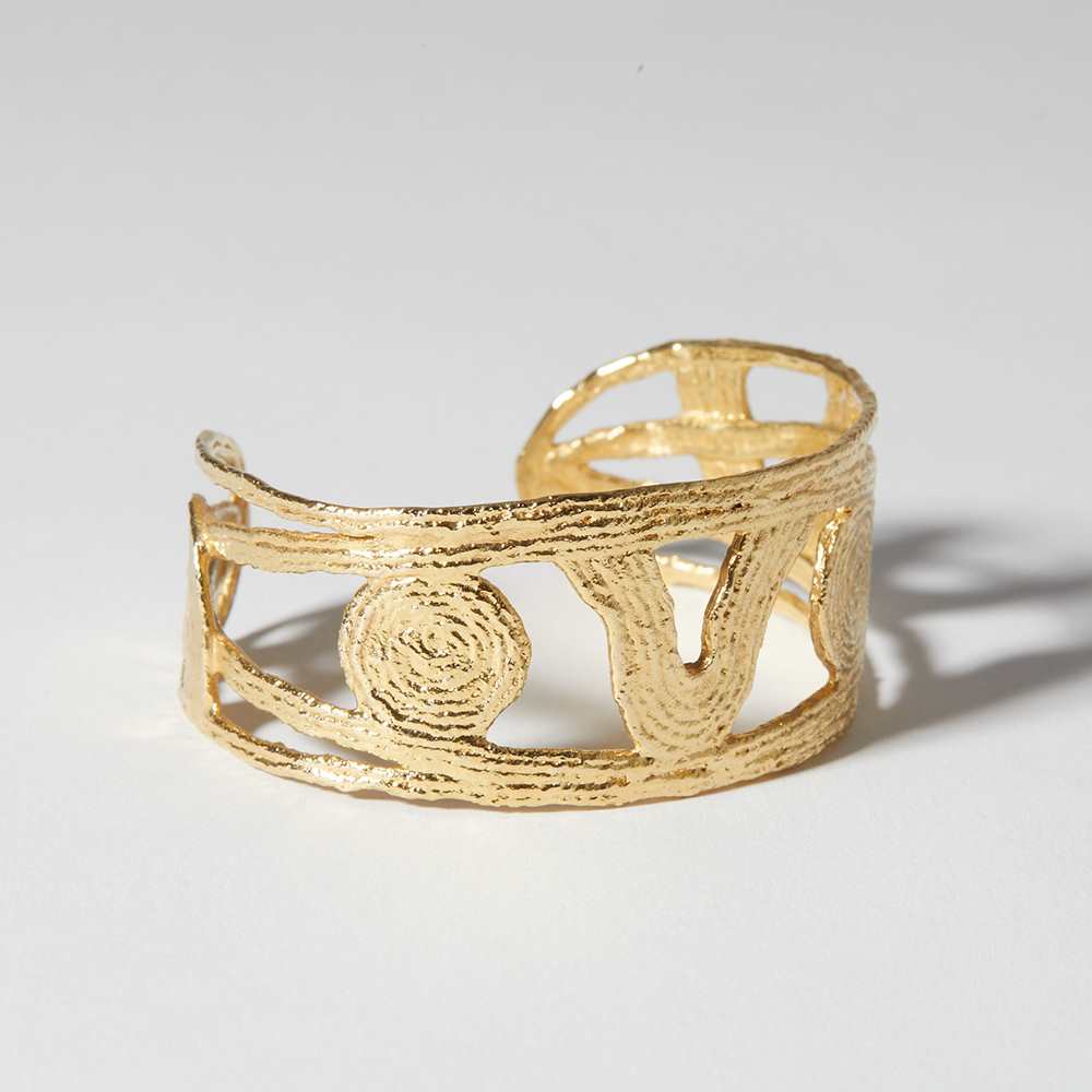 COG Cuffs 14K Plated Gold Nocturne Cuff Bracelet