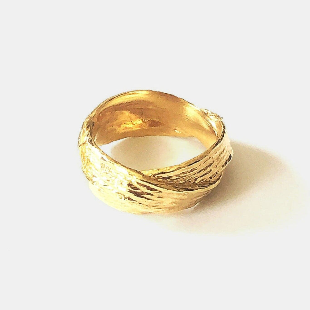 14k gold plated infinity ring by COG at M.Patmos in Brooklyn.