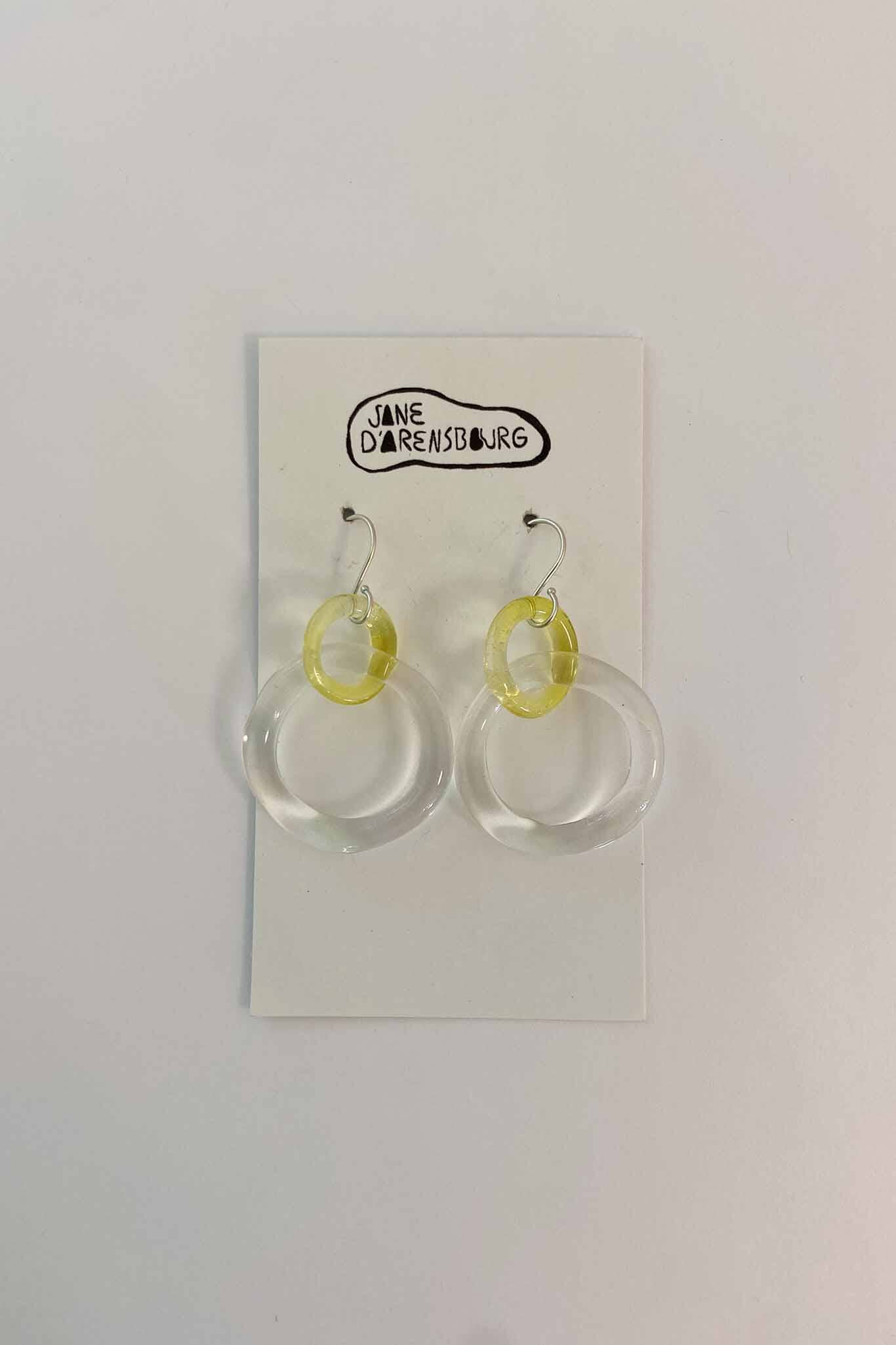 Jane D'Arensbourg Hoops - Yellow