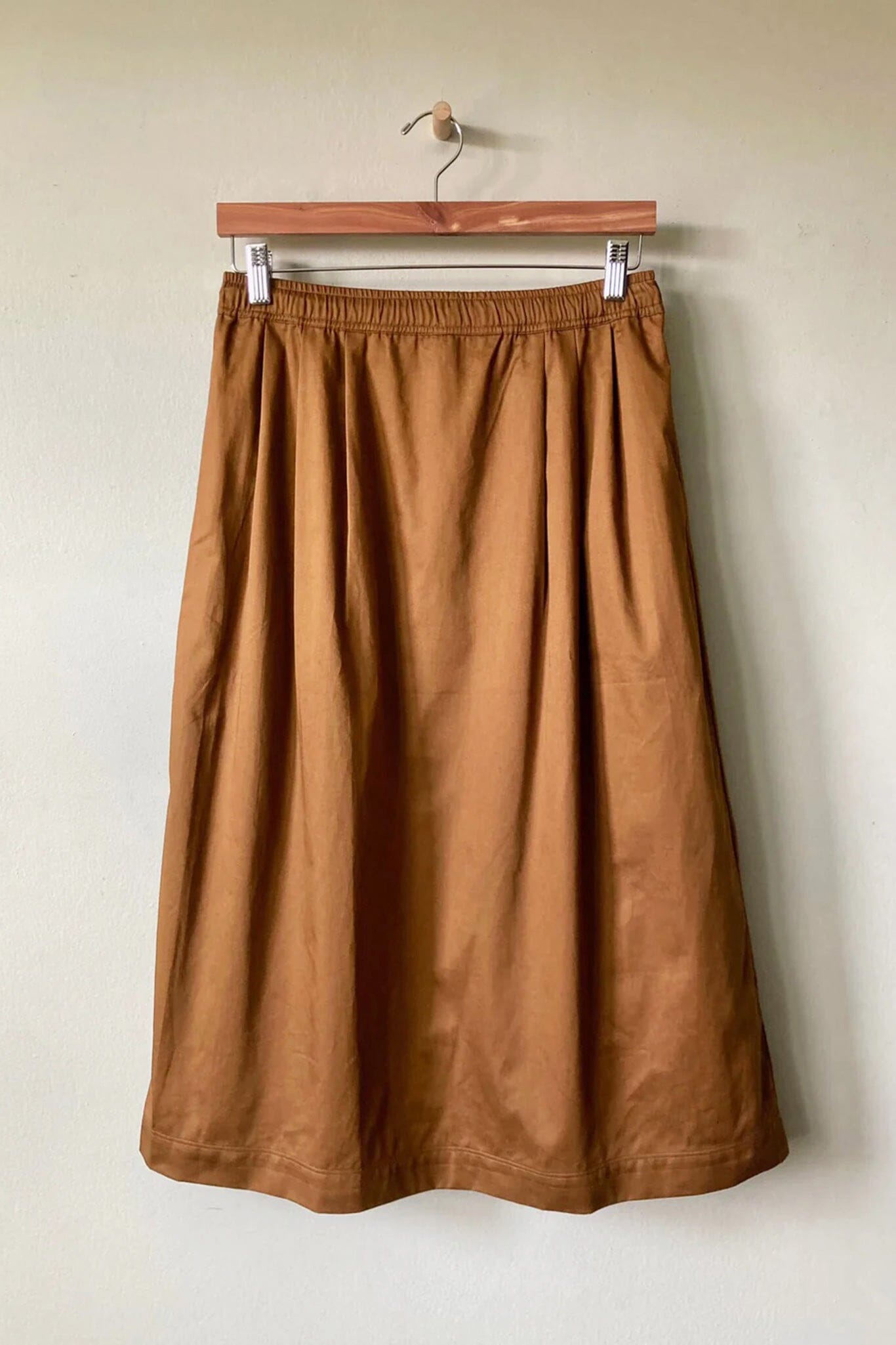 UQNATU Demi-Belle Skirt - Brown Sateen