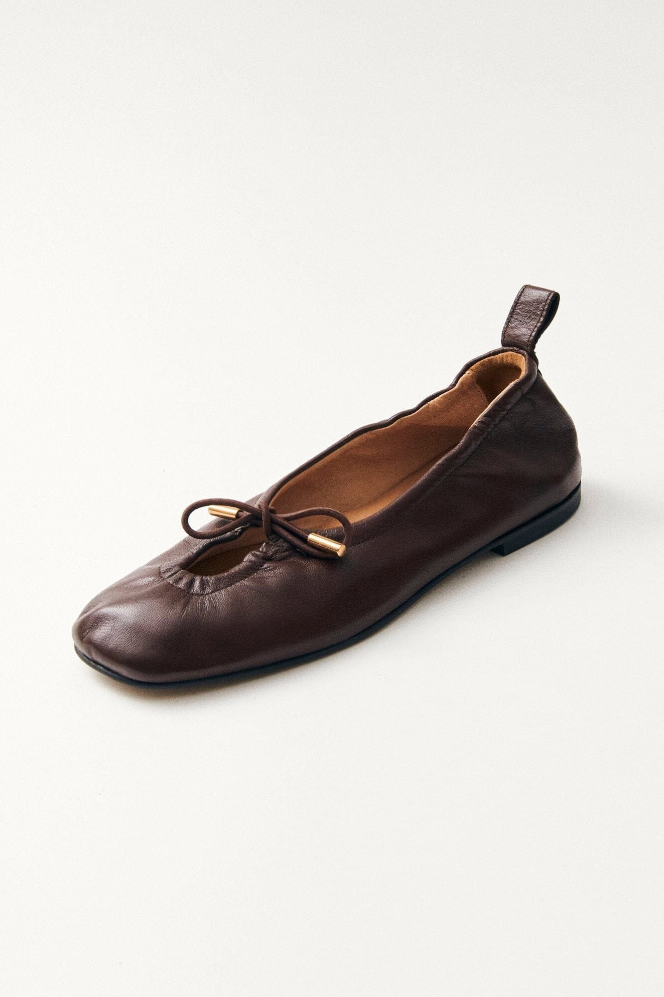 ALOHAS Rosalind Leather Ballet Flats - Brown – M.PATMOS