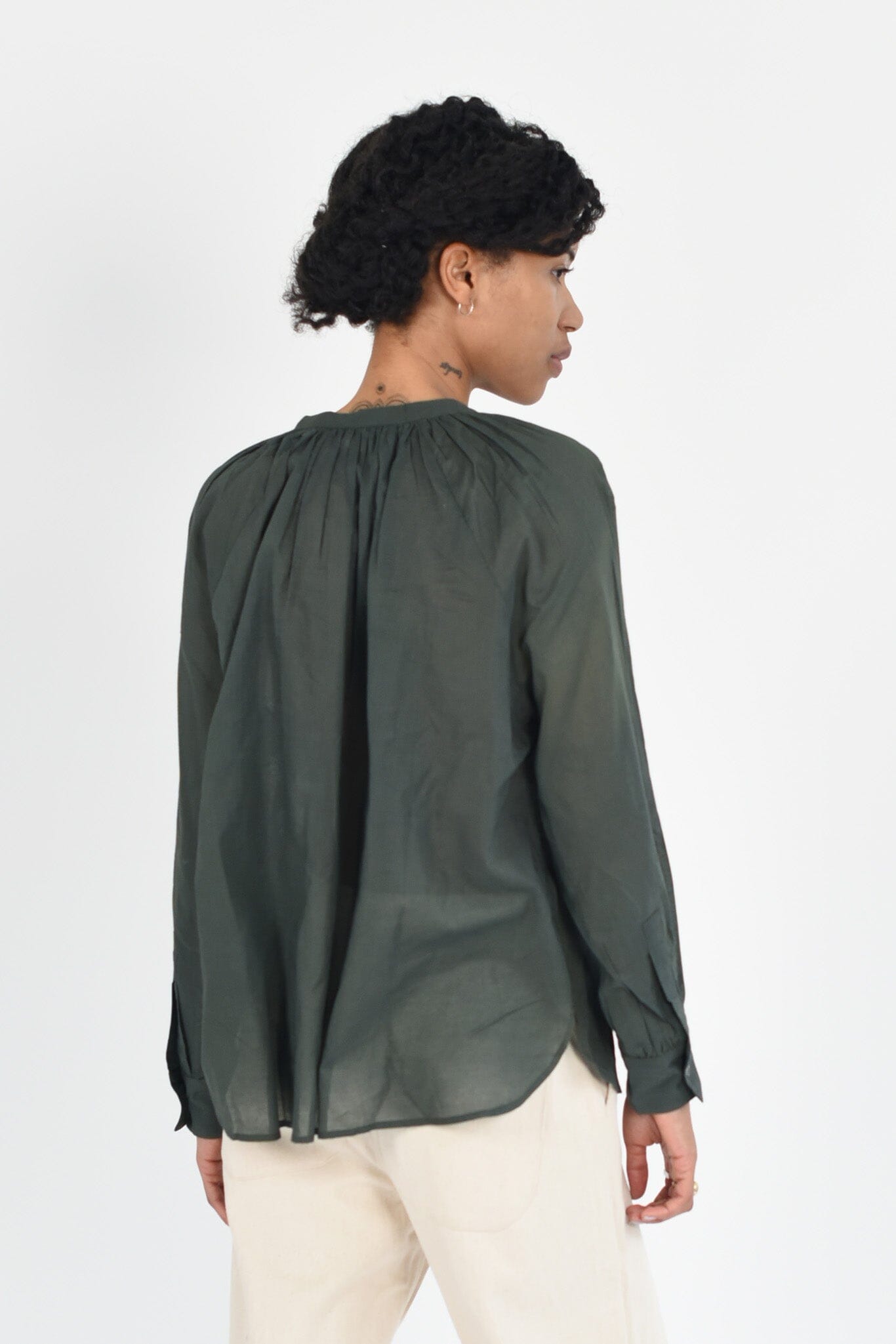 M.PATMOS Foster Shirt - Dark Green