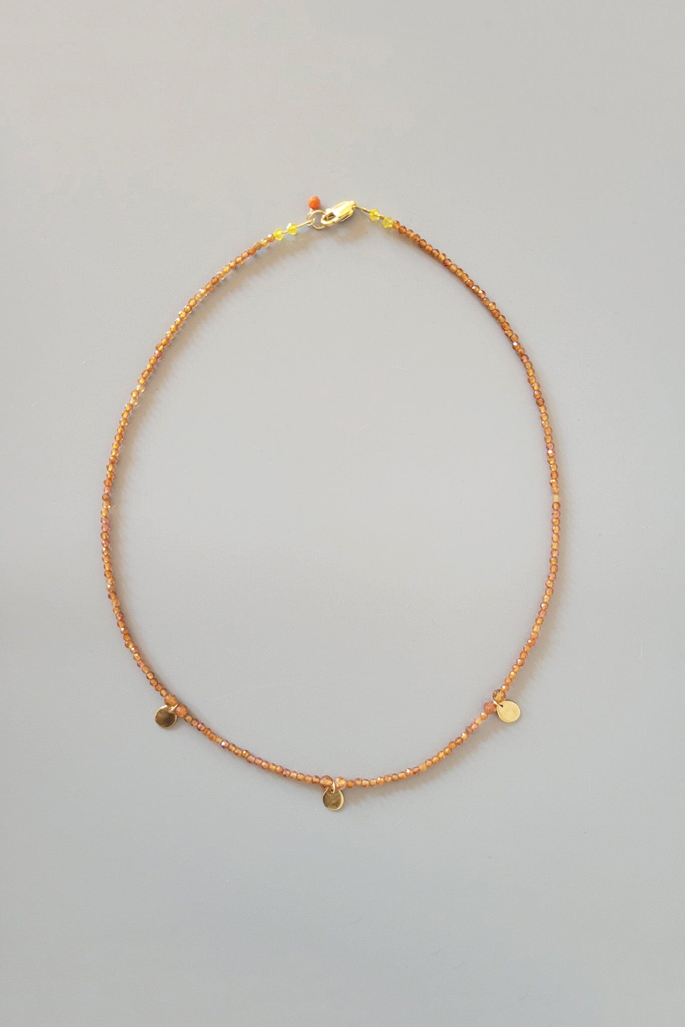 Cobamae 3 Charm Necklace - Carnelian