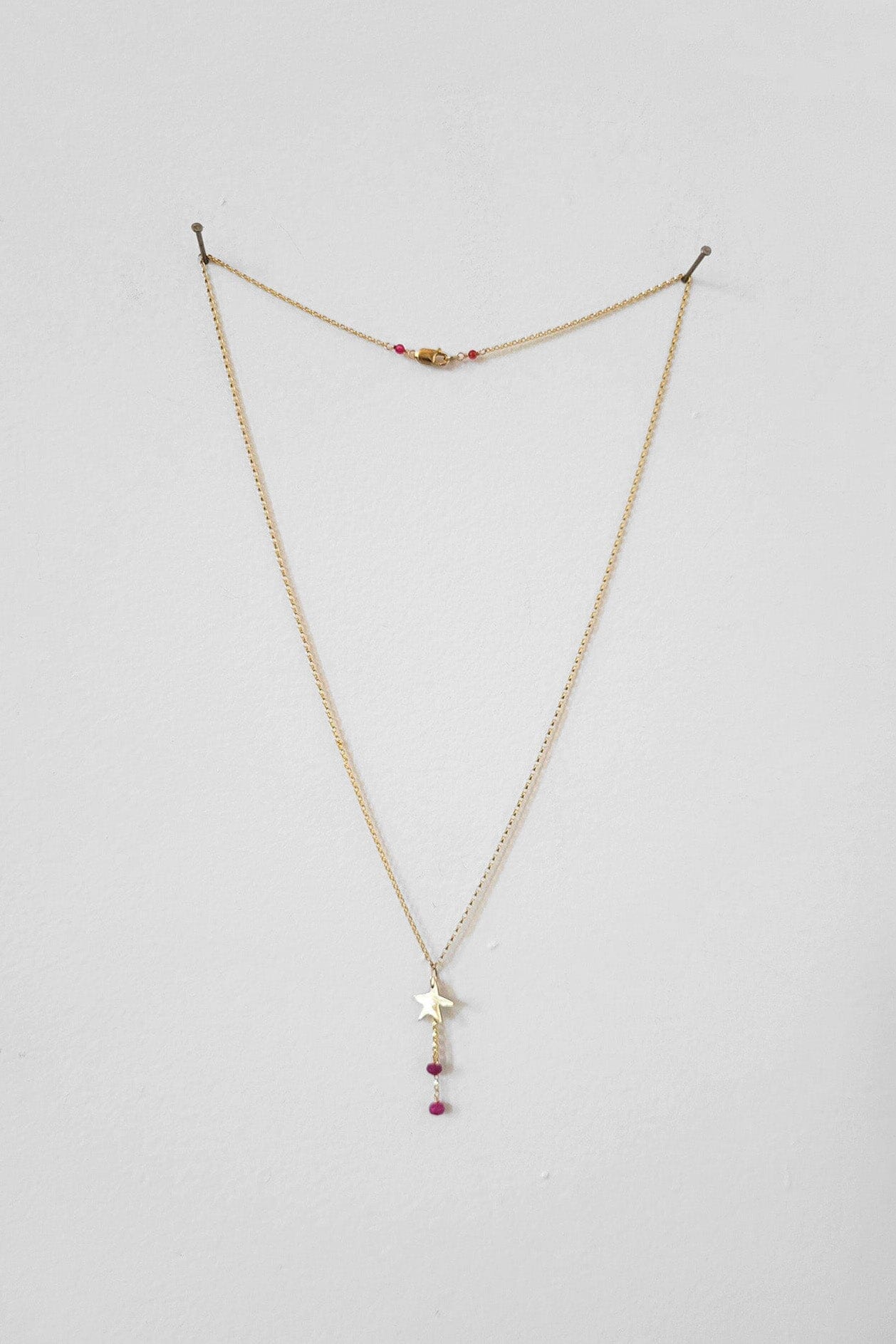 Cobamae Shooting Star Necklace - Pink