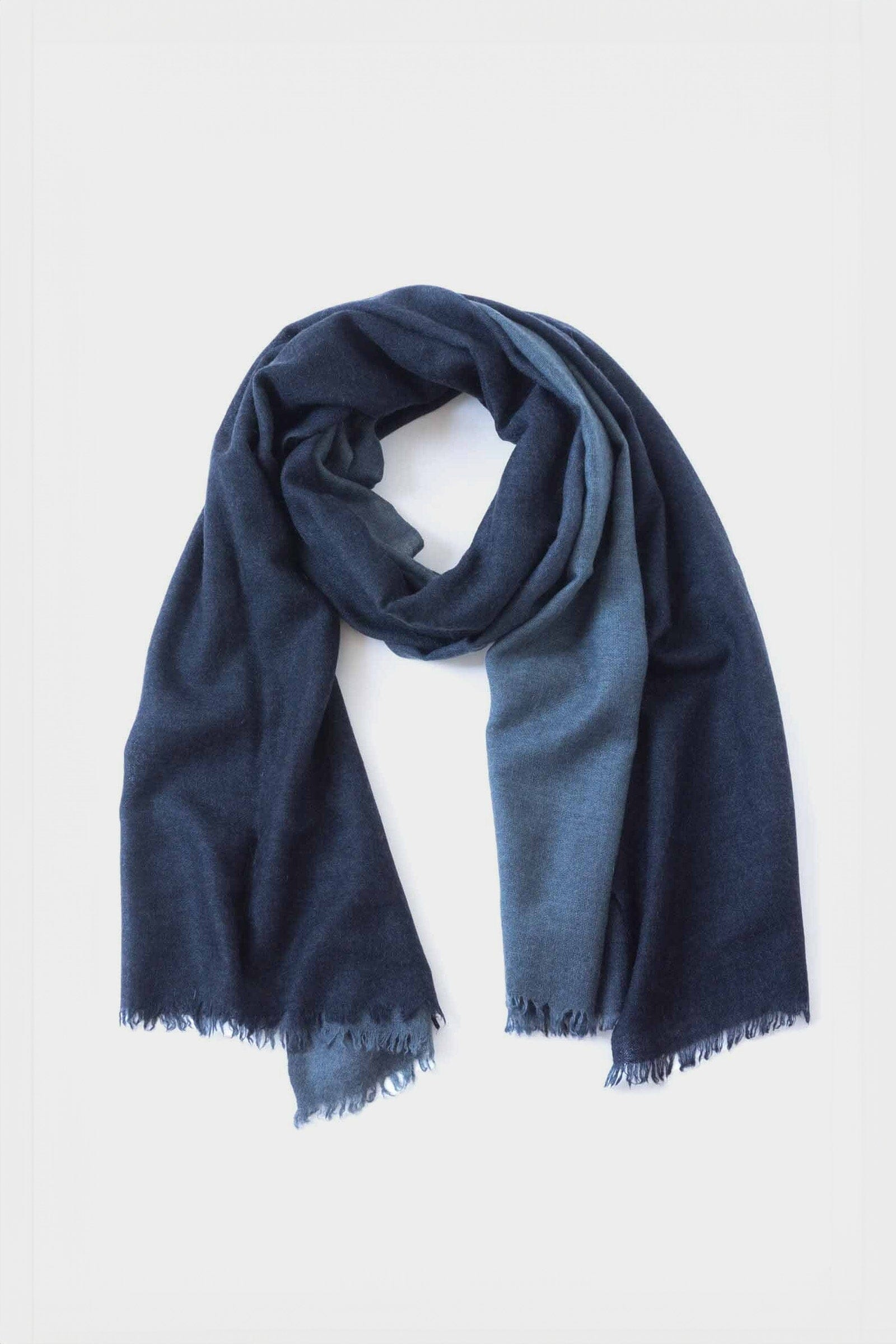 From the Road Yara Ombre Wrap - Denim