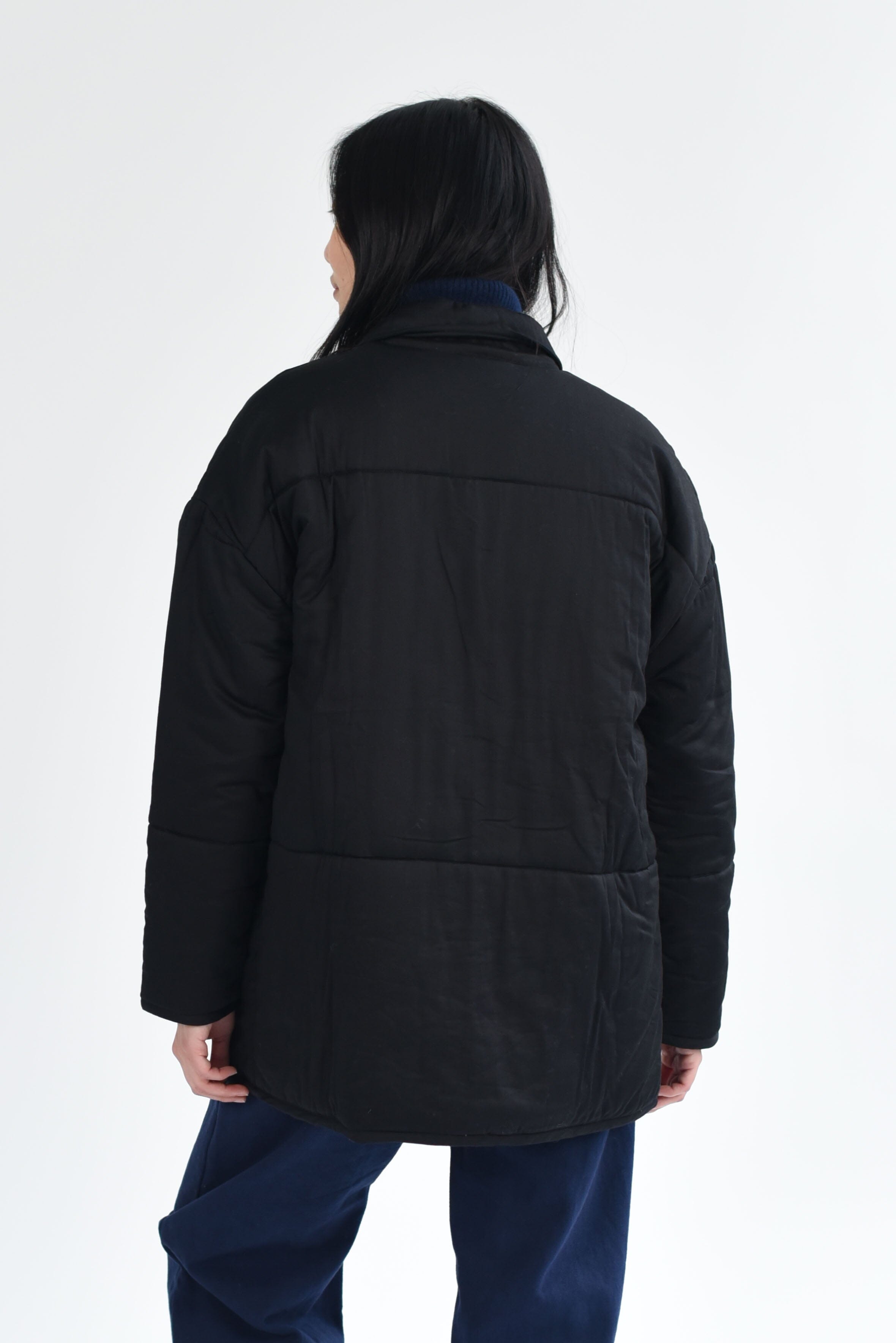 M.PATMOS Haven Quilted Coat - Black