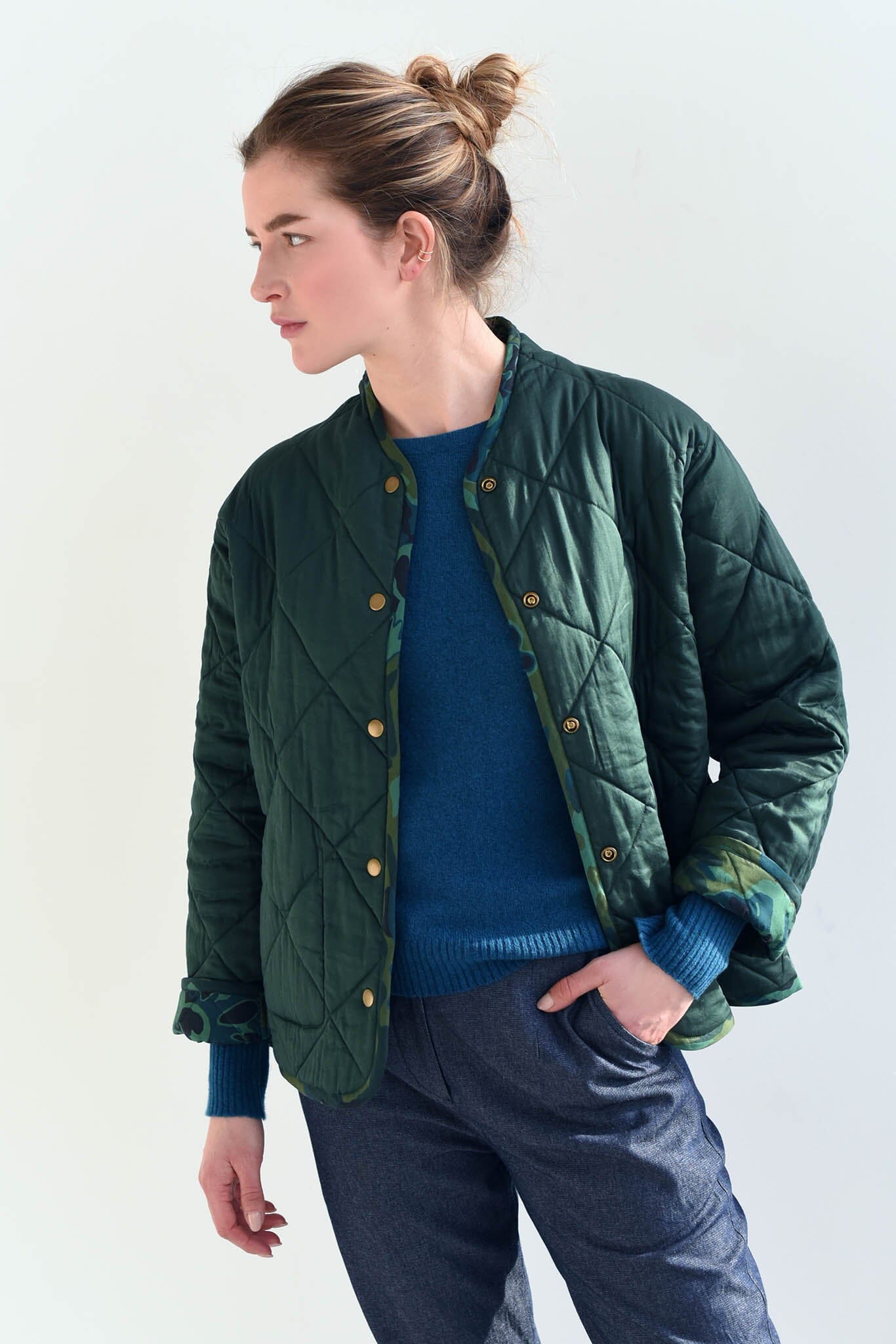 M.PATMOS Rosie Jacket - Green Floral