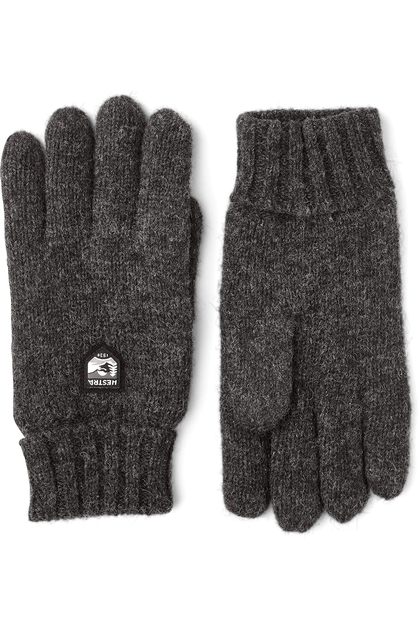 Hestra Basic Wool Gloves - Charcoal