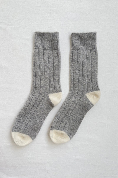 Le Bon Shoppe Cashmere Sock - Gray Melange