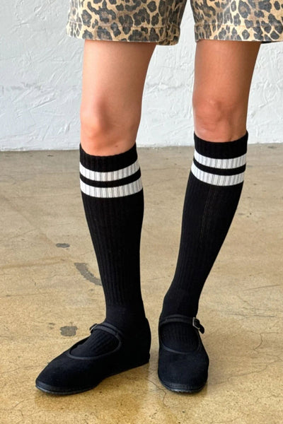 Le Bon Shoppe Knee High Boyfriend Sock - Black