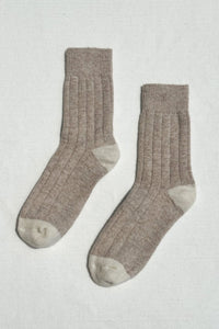 Le Bon Shoppe Classic Cashmere Socks - Fawn