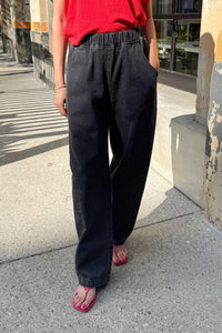 Le Bon Shoppe Long Arc Pants - Black Denim