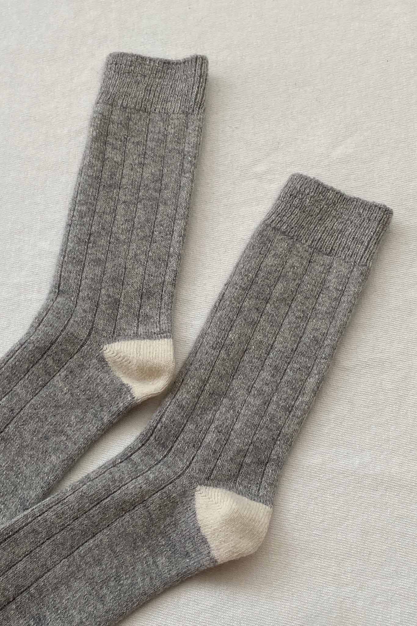 Le Bon Shoppe Cashmere Sock - Gray Melange