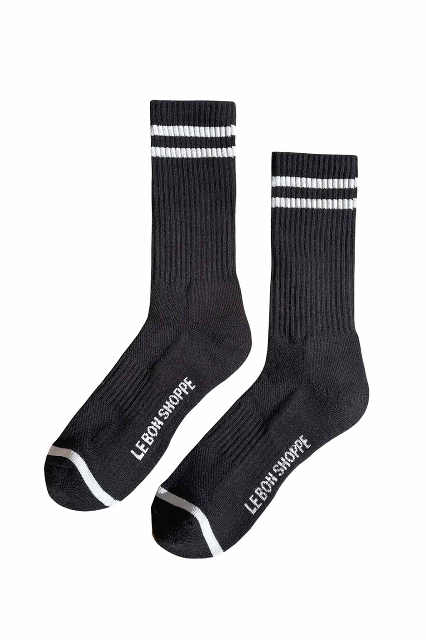 Le Bon Shoppe Extended Boyfriend Sock - Noir