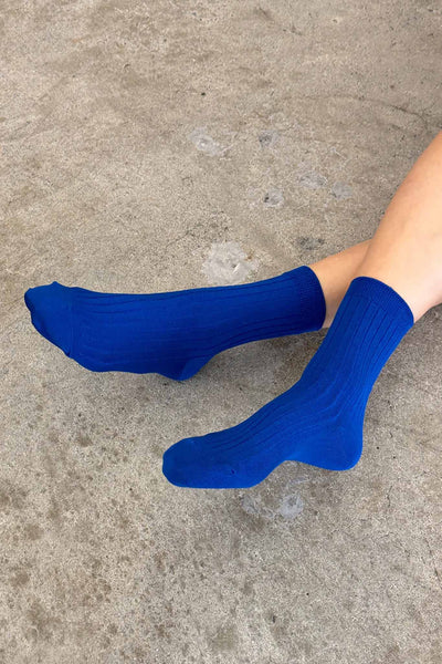 Le Bon Shoppe Her Socks - Cobalt