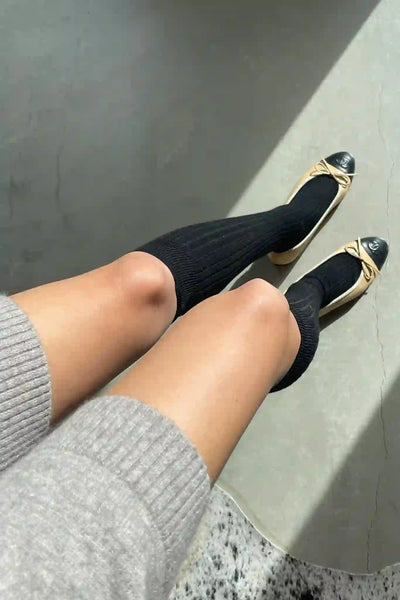 Le Bon Shoppe Schoolgirl Socks - Black