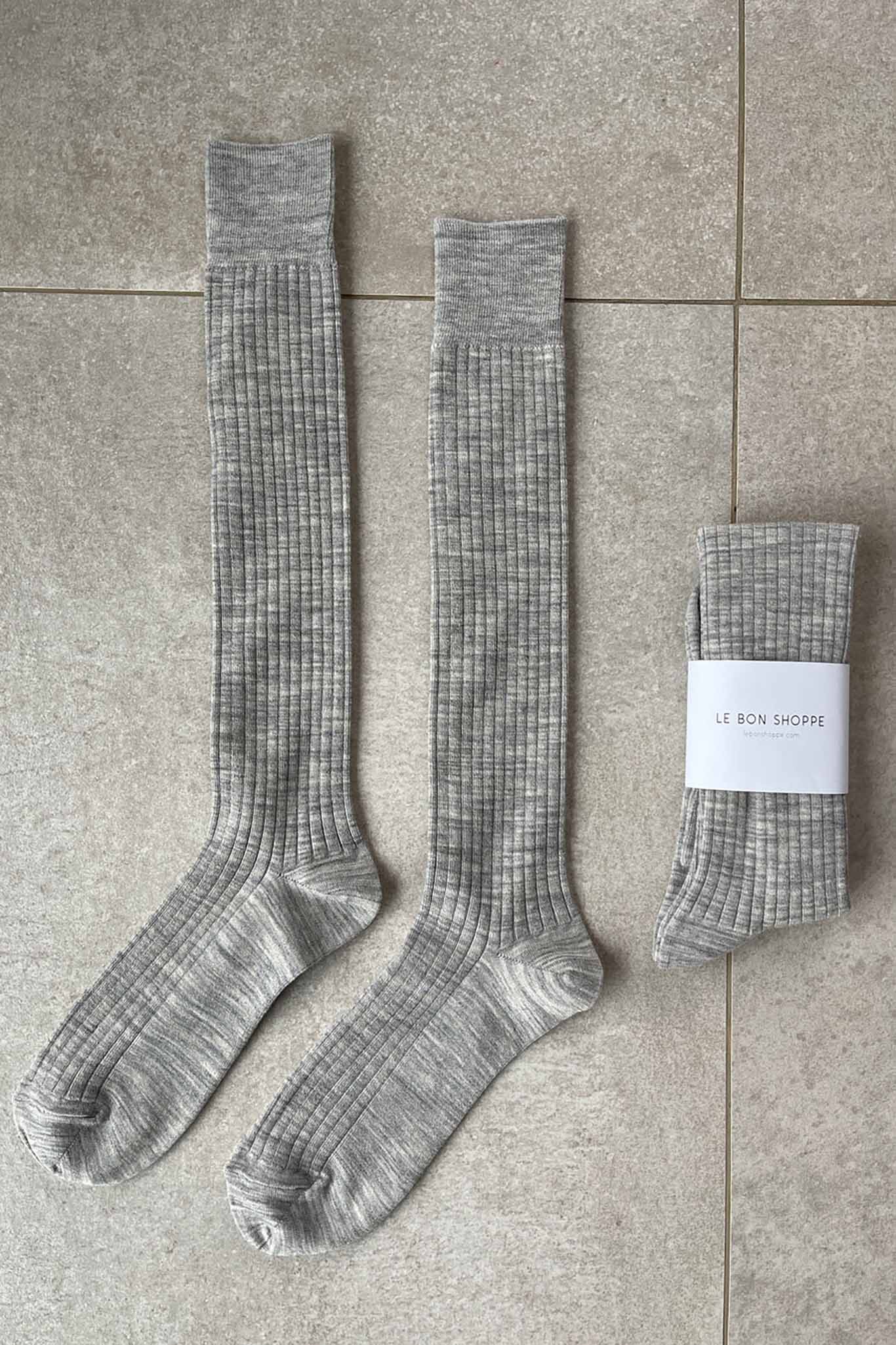 Le Bon Shoppe Schoolgirl Socks - Grey