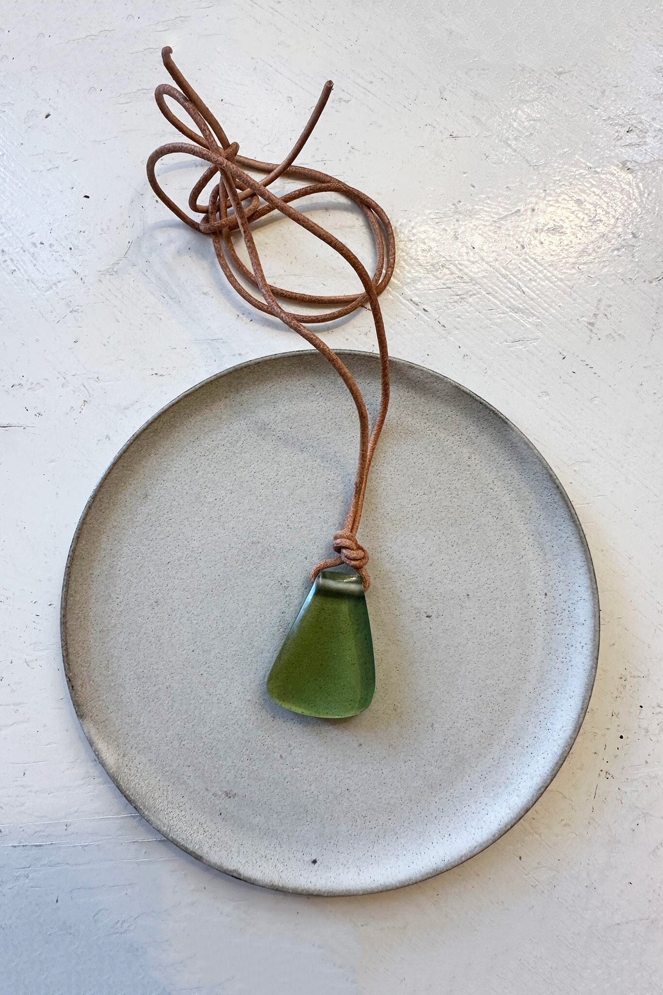 Matthew Swope - Green Glass Necklace