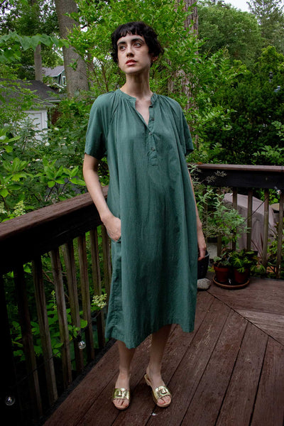 M.PATMOS Adelphi Belted Dress - Olive Stripe