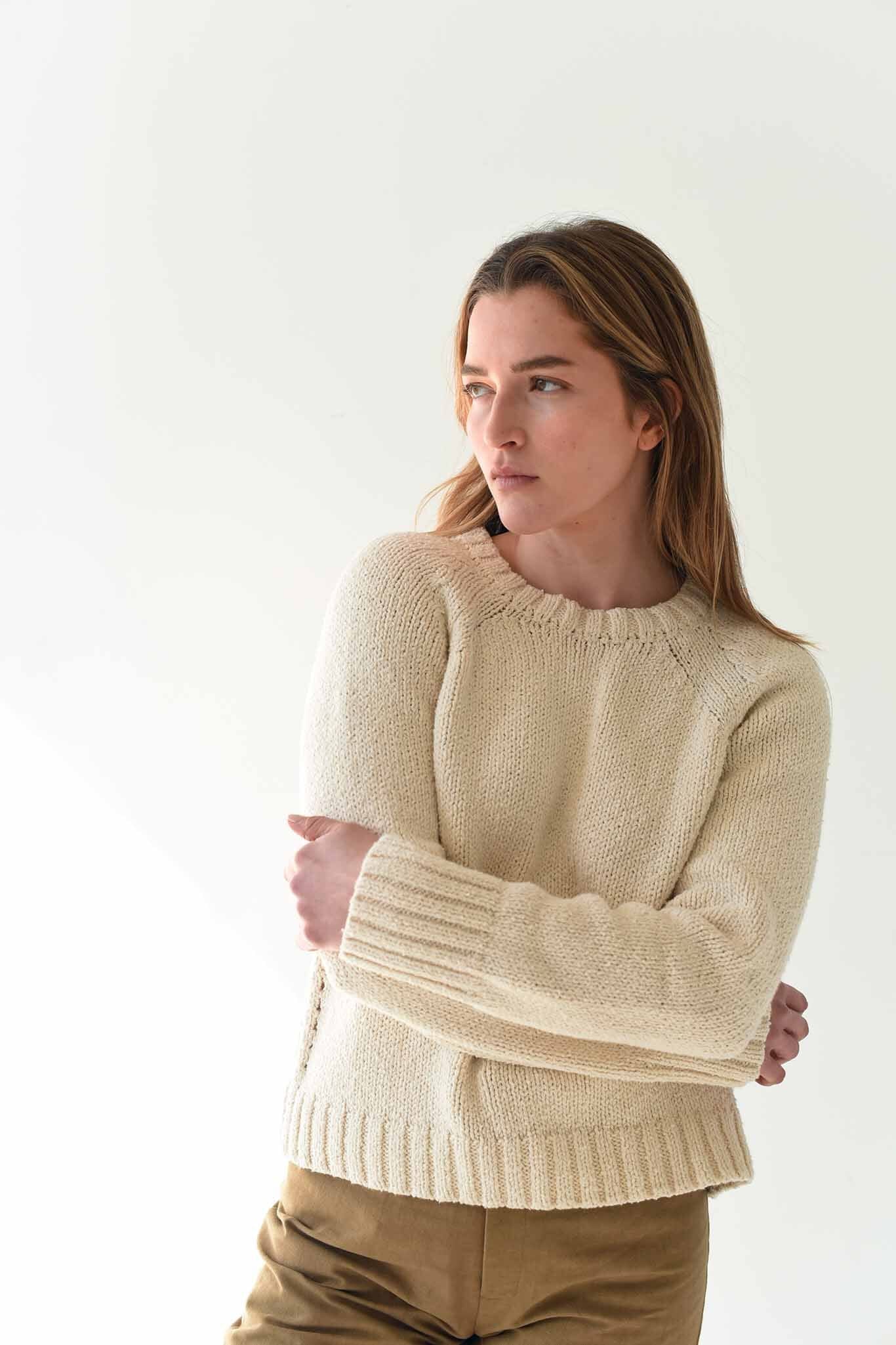 M.PATMOS Agnes Marled Pullover - Ivory