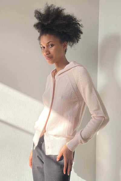 M.PATMOS Barnett Cardigan - Pink Salt