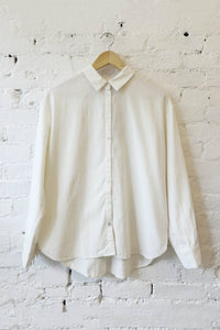 M.PATMOS Bennett Shirt - Ivory Corduroy