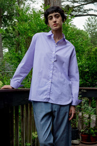 M.PATMOS Bollin Collared Shirt - Blue Lavender