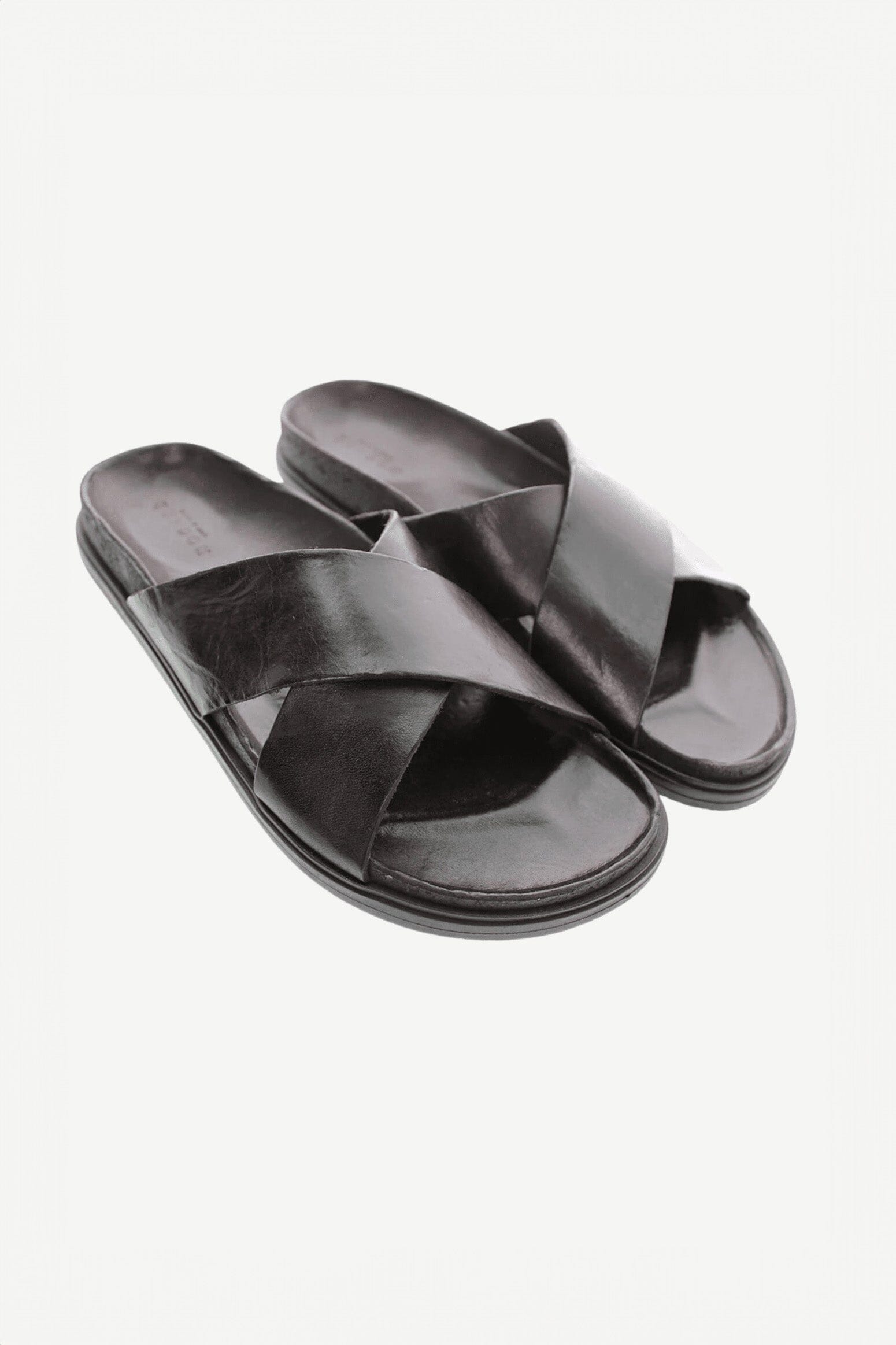 Brador Criss Cross Sandal - Black