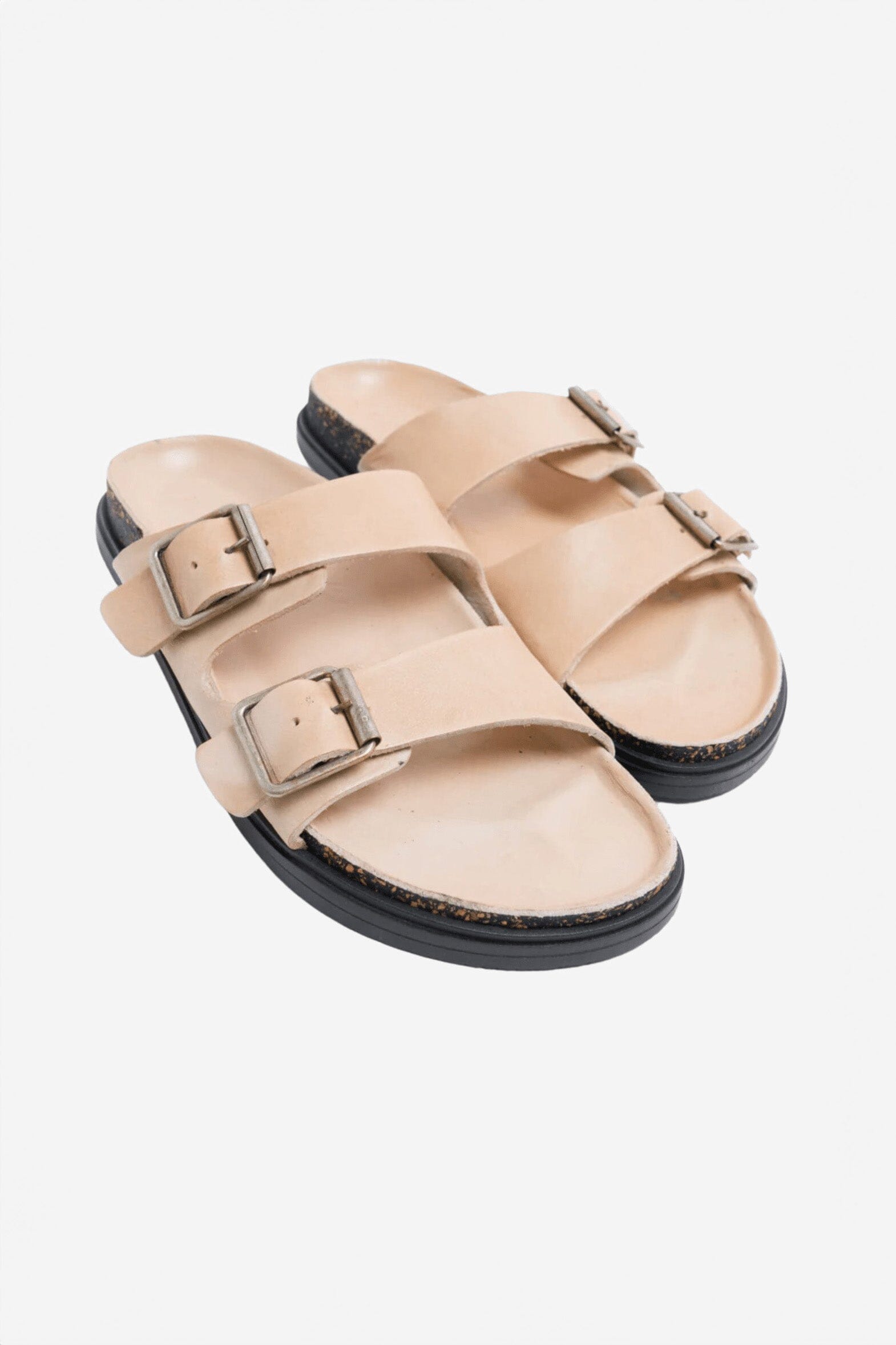 Brador Two Strap Sandal - Nude