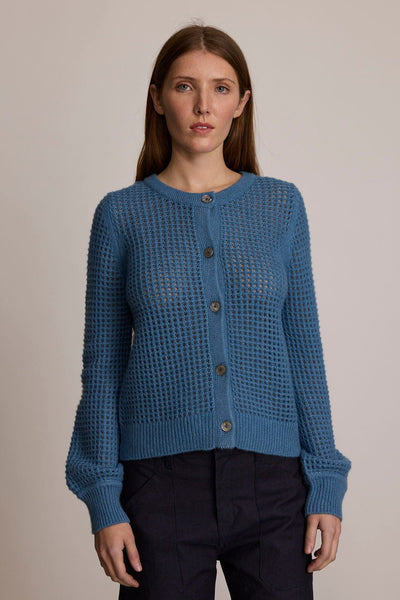 M.PATMOS Devin Cardigan - Blue Fog