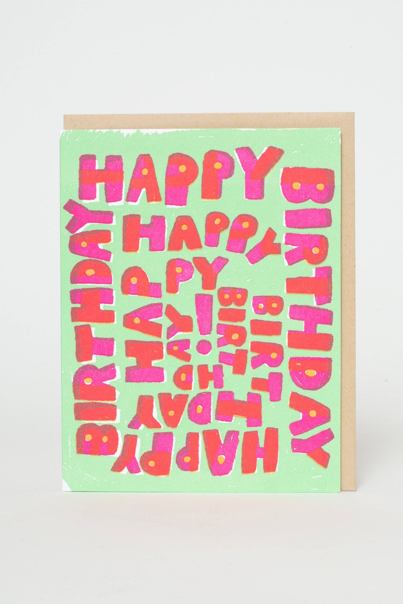 Egg Press - Happy Birthday Spiral Card