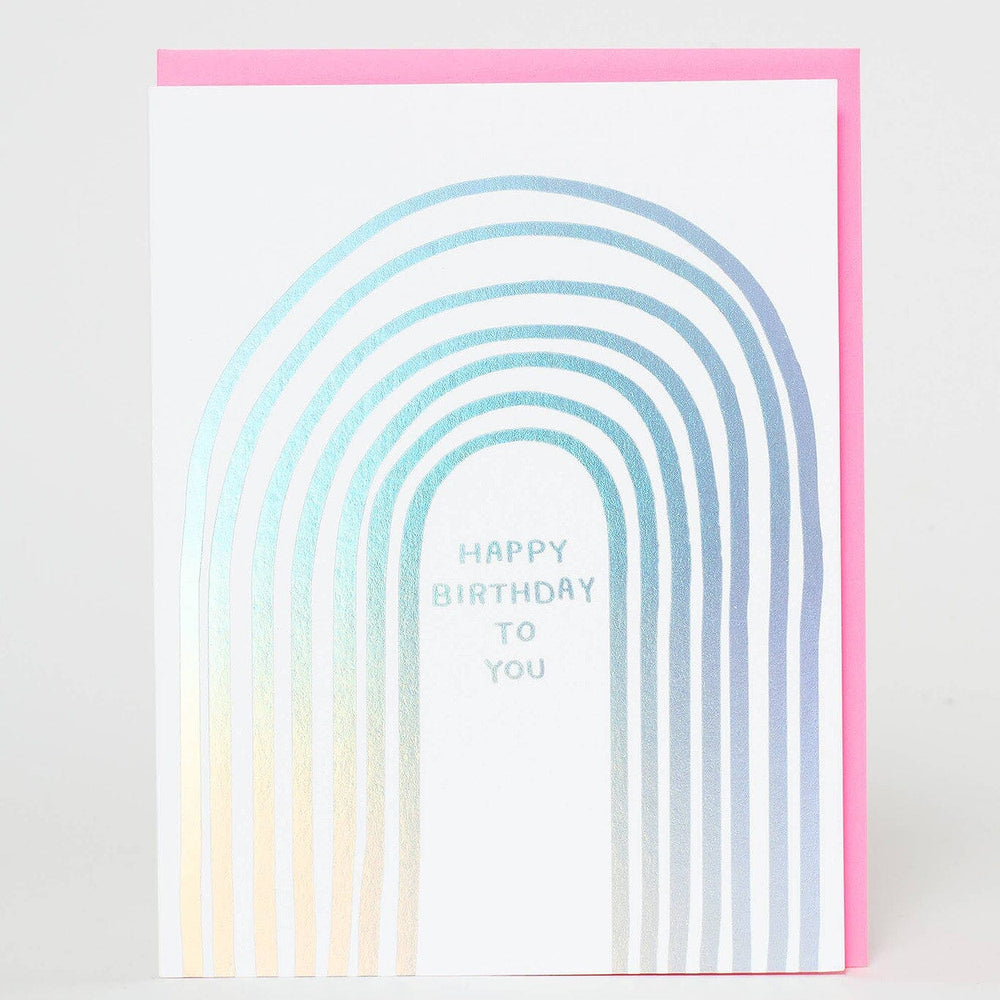 Egg press happy birthday card