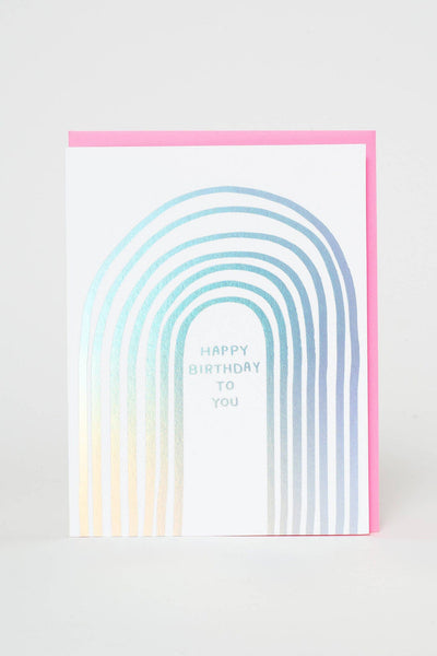 Egg press happy birthday card