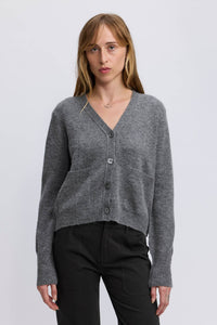 M.PATMOS Georgie Cardigan - Gravel