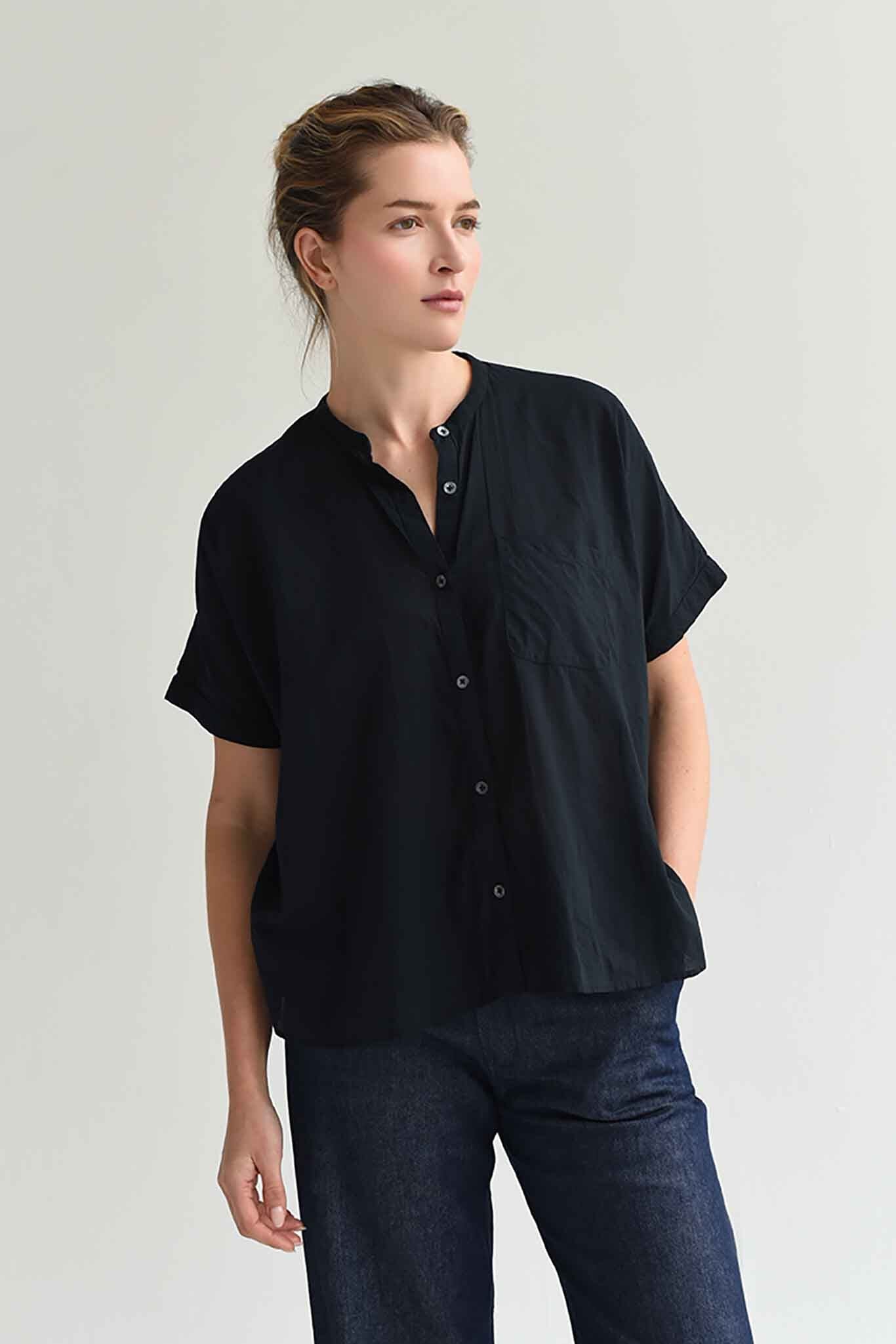 M.PATMOS Hannah Shirt - Black