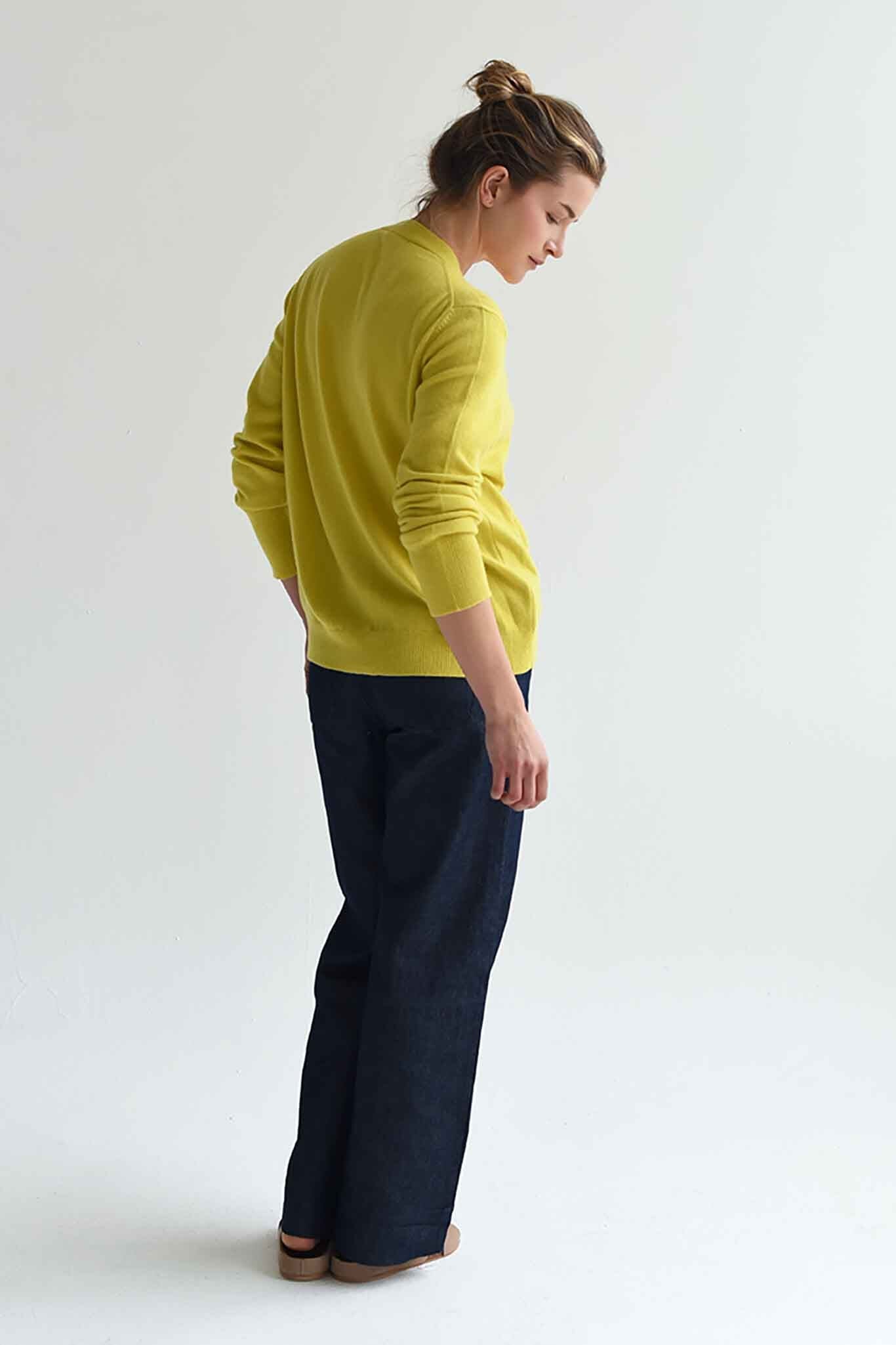 M.PATMOS Henry Cardigan - Citron